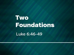 Two Foundations